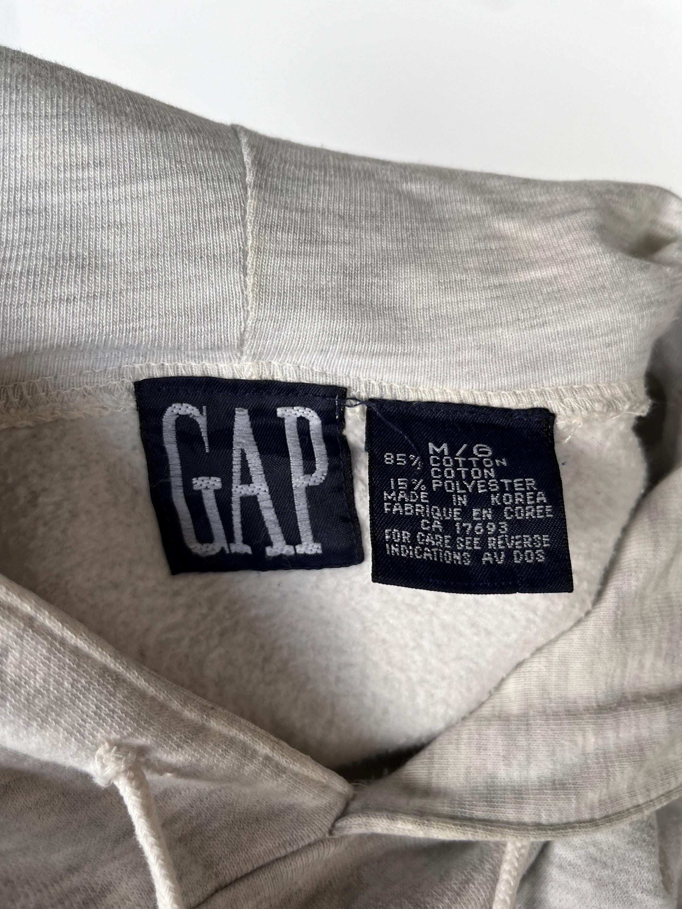 Vintage 90s Gap Hoodie/made in Korea/embroidery Logo Vintage 90s Gap Hoodie/made in Korea/embroidery Logo