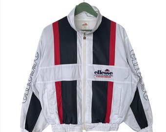 Vintage Ellesse Windbreaker Jacket/Size M/Multicolor/Sportswear/Streetwear