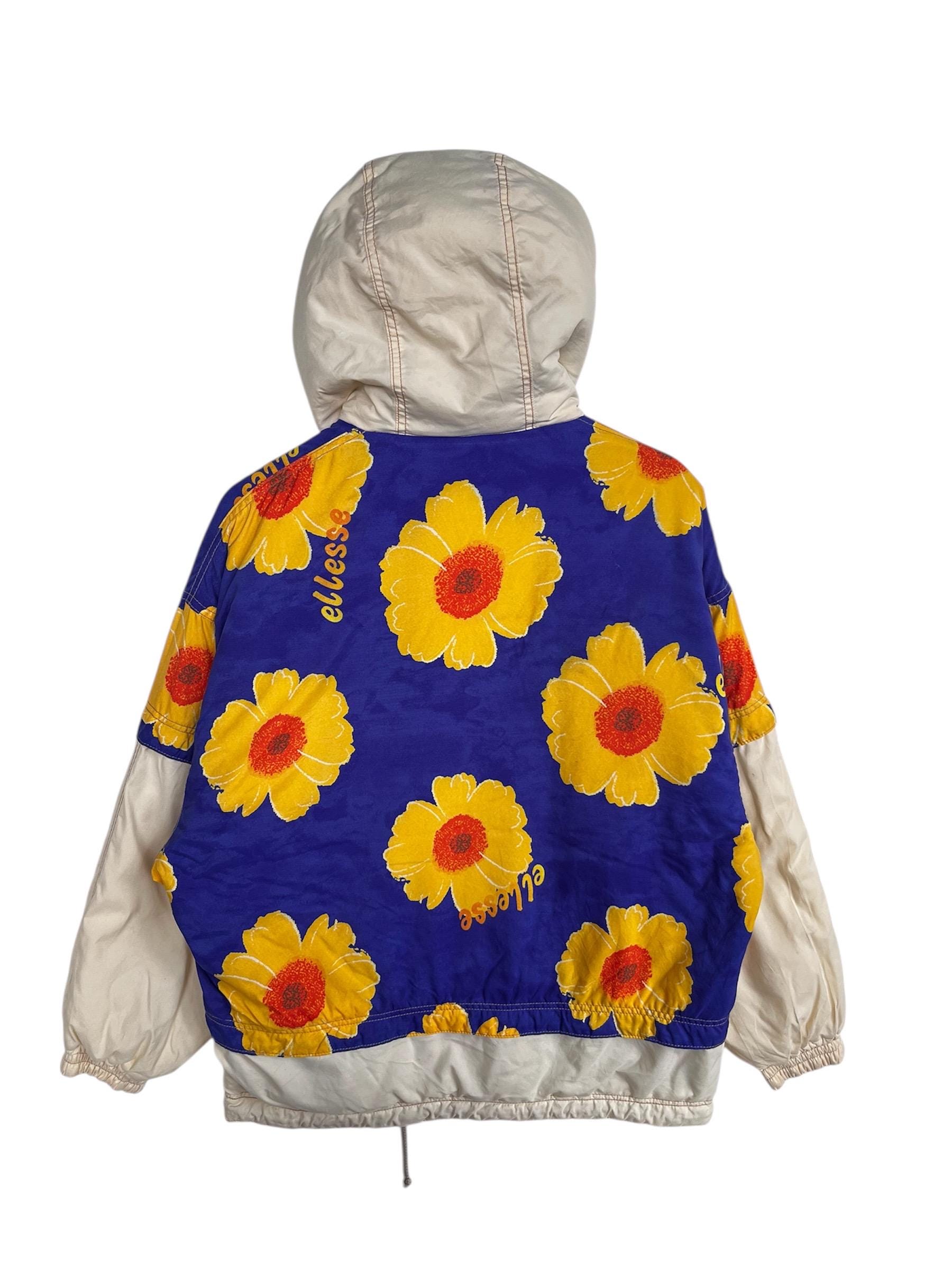 Vintage Ellesse Floral Ski Jacket - Etsy