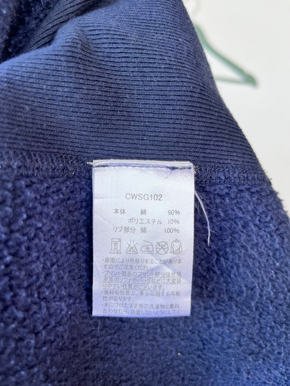 Vintage Champion X X-girl Hoodie/size M/dark Blue Color