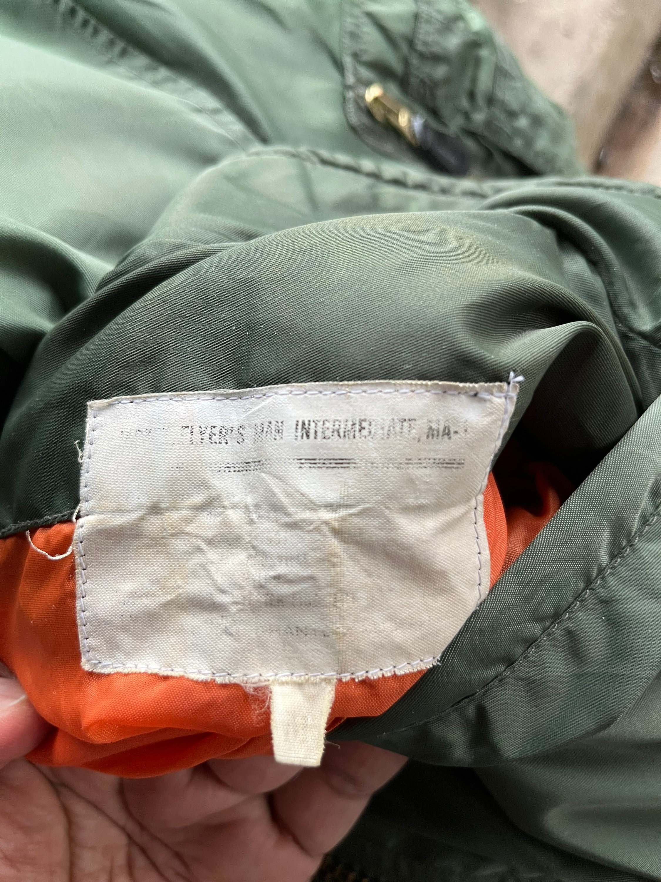 Vintage 90s Alpha Industries MA-1 Reversible Bomber Jacket
