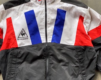 Vintage Le Coq Sportif Jacket size L multicolore fullzip sportwear