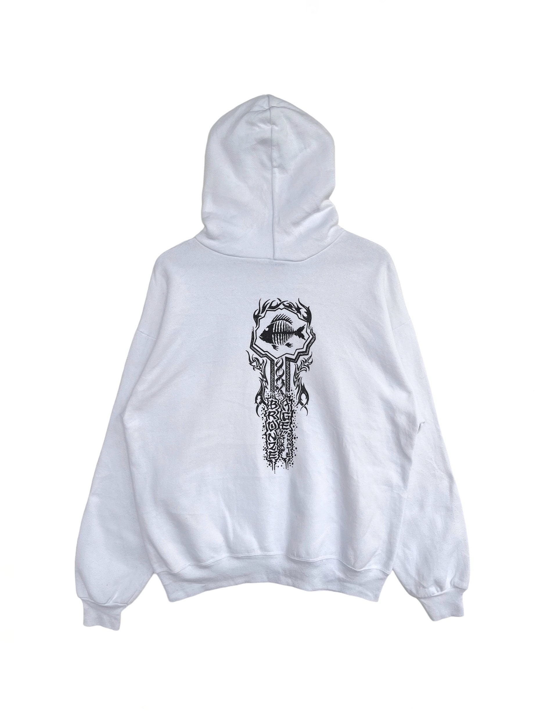 Vintage 90 Bronze Age Sweatshirt/size L/white Color/streetwear 
