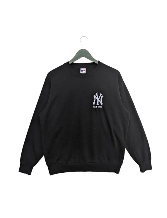 Vintage New York Yankees Embroidery Logo Sweatshirt/black