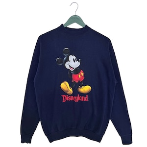 Vintage 90s Mickey Mouse Disneyland Sweatshirt/Size M/Made In Usa/Disney/Cartoon/