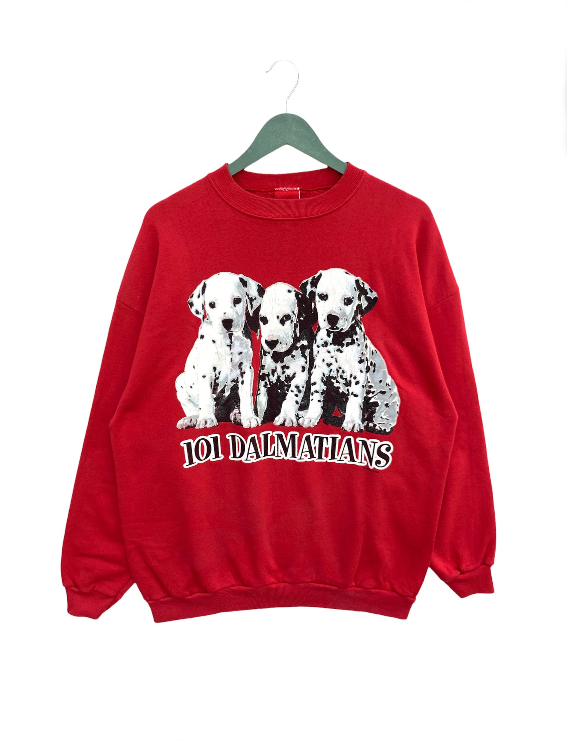 トップス vintage Disney 101 Dalmatians sweat Vintage 90s 101 Dalmatians Sweatshirt, Red Disney Pullover - Etsy