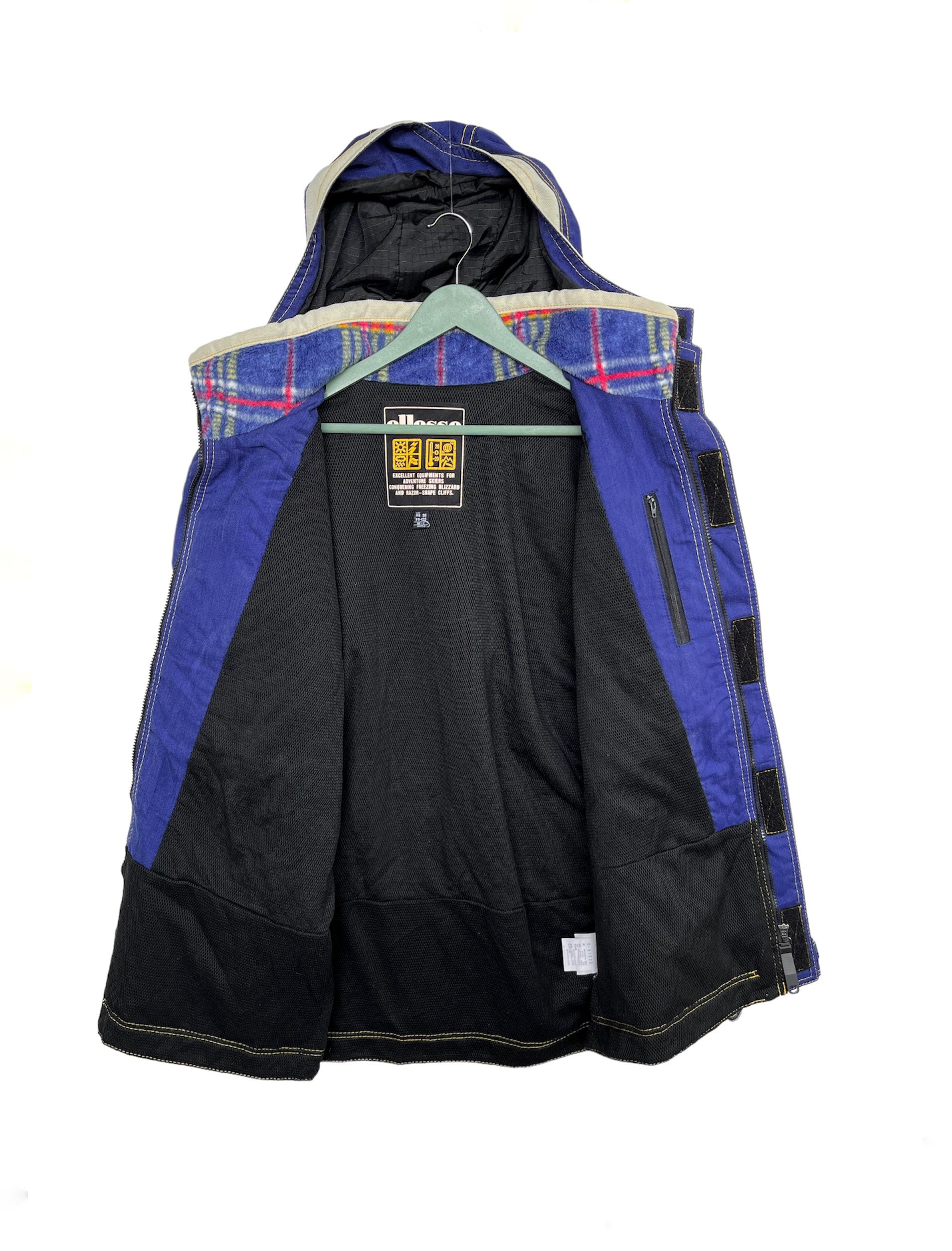 Vintage Ellesse Multicolor Ski Jacket/full-zip/multi-pockets