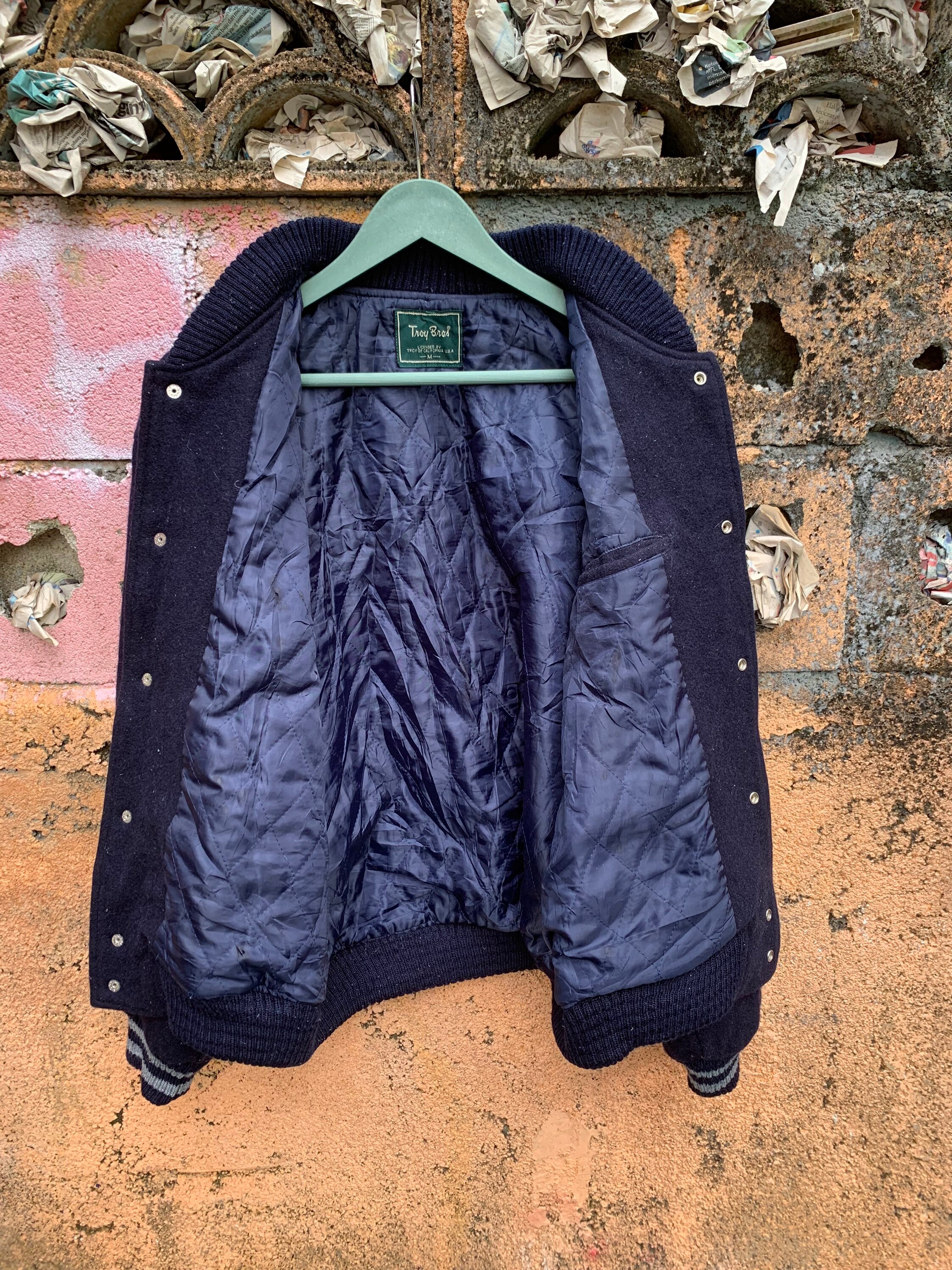TOROY トロイ　VARSITY JACKET バーシティ　ジャケット　古着 ヴィンテージ トロイ ブラザーズ ウール バーシティ ジャケット