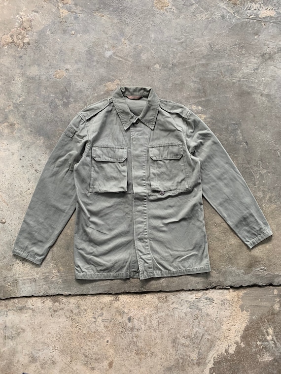 A.P.C Military Button up Light Jacket/size S/green - Etsy