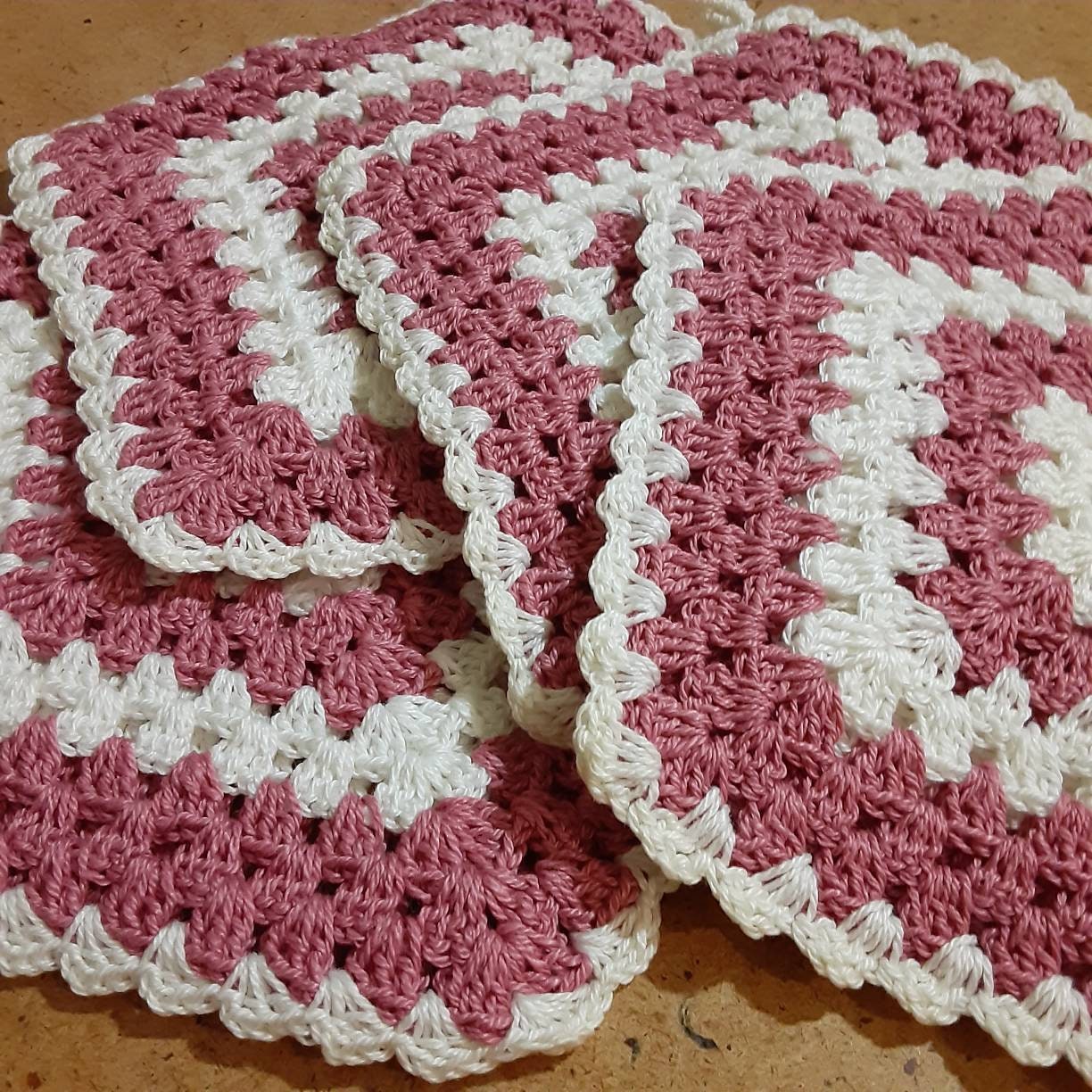 No Right Or Wrong. Two-sided overlay mosaic crochet
