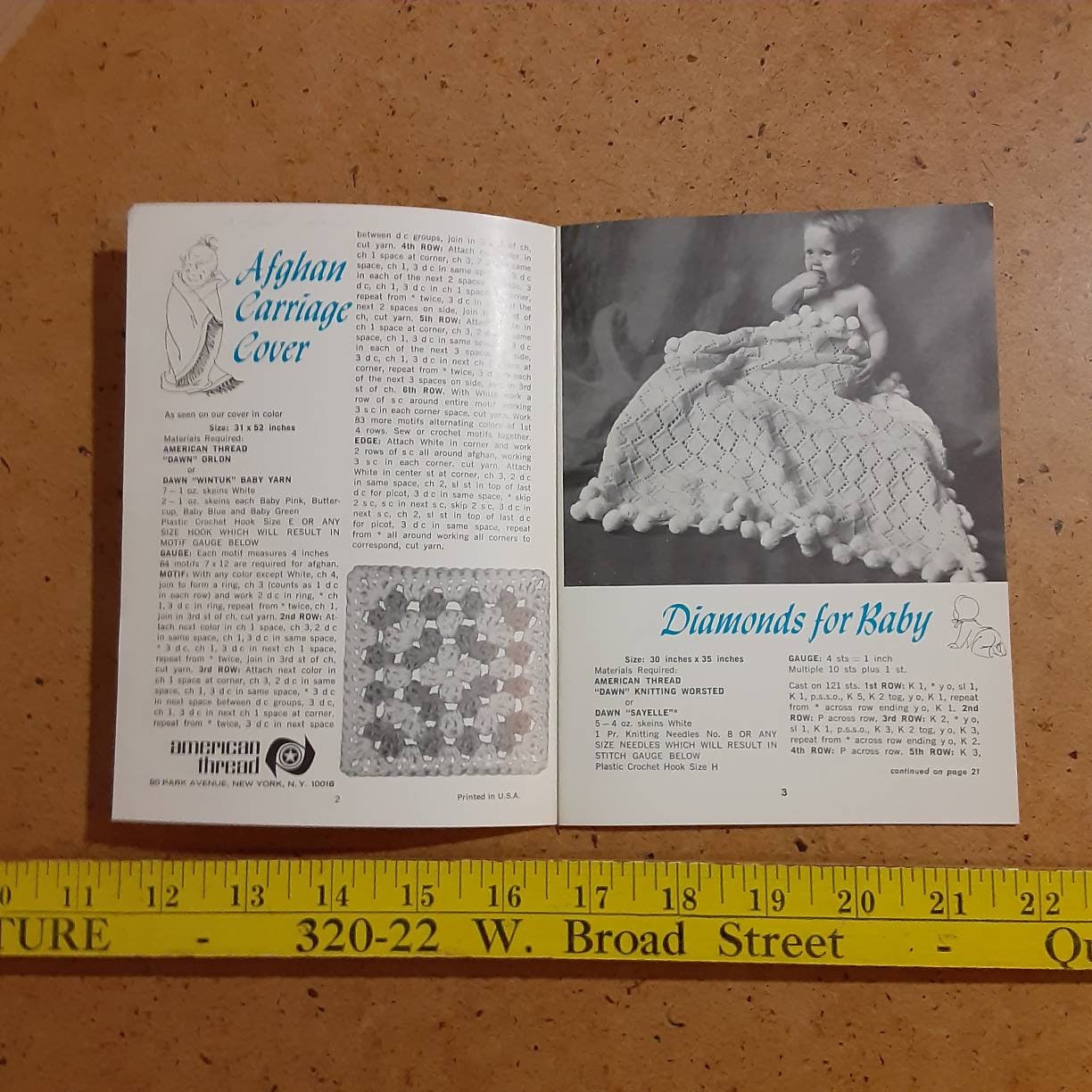 3 Vintage Knit and Crochet Pattern Booklets for Baby Childrens Etsy