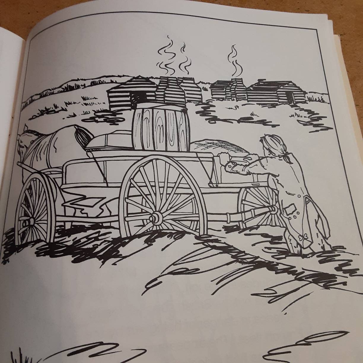 Vintage Valley Forge coloring book 1991 storybook of the | Etsy