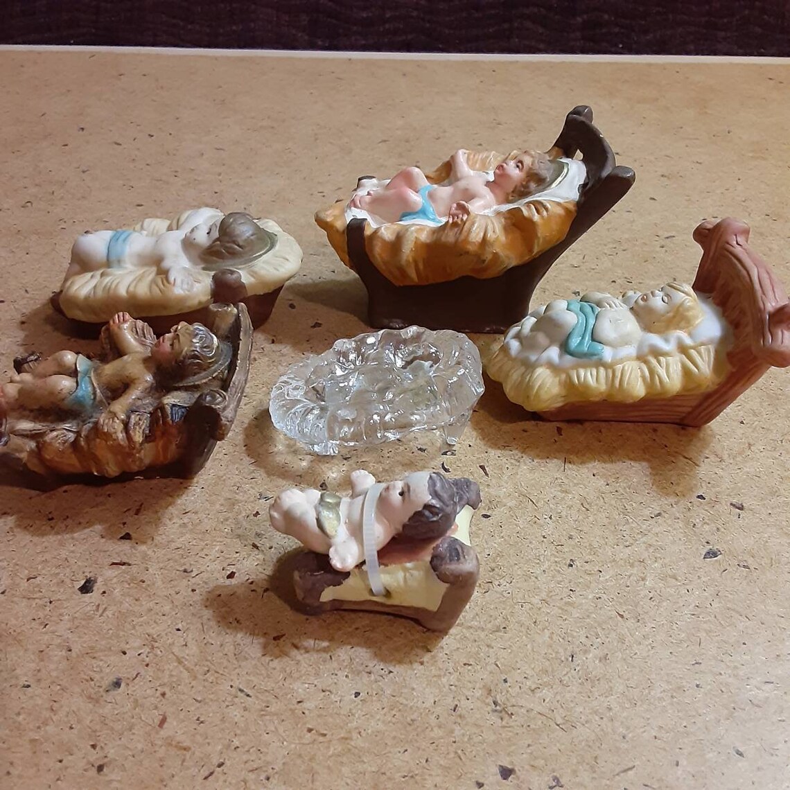 6 baby Jesus in the manger vintage and contemporary nativity Etsy