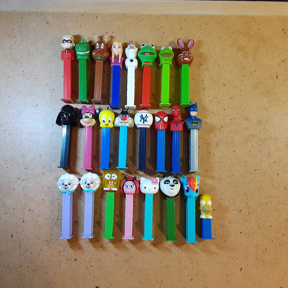 Pez dispensers YOU CHOOSE 6 for upcycling repurposing mixed Etsy