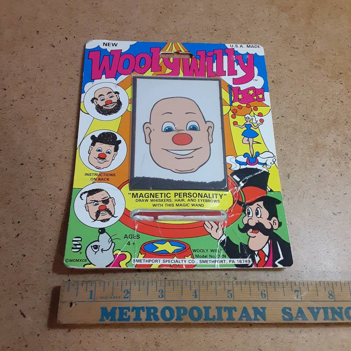 Vintage Wooly Willy Funny Face Game 1992 Classic Etsy