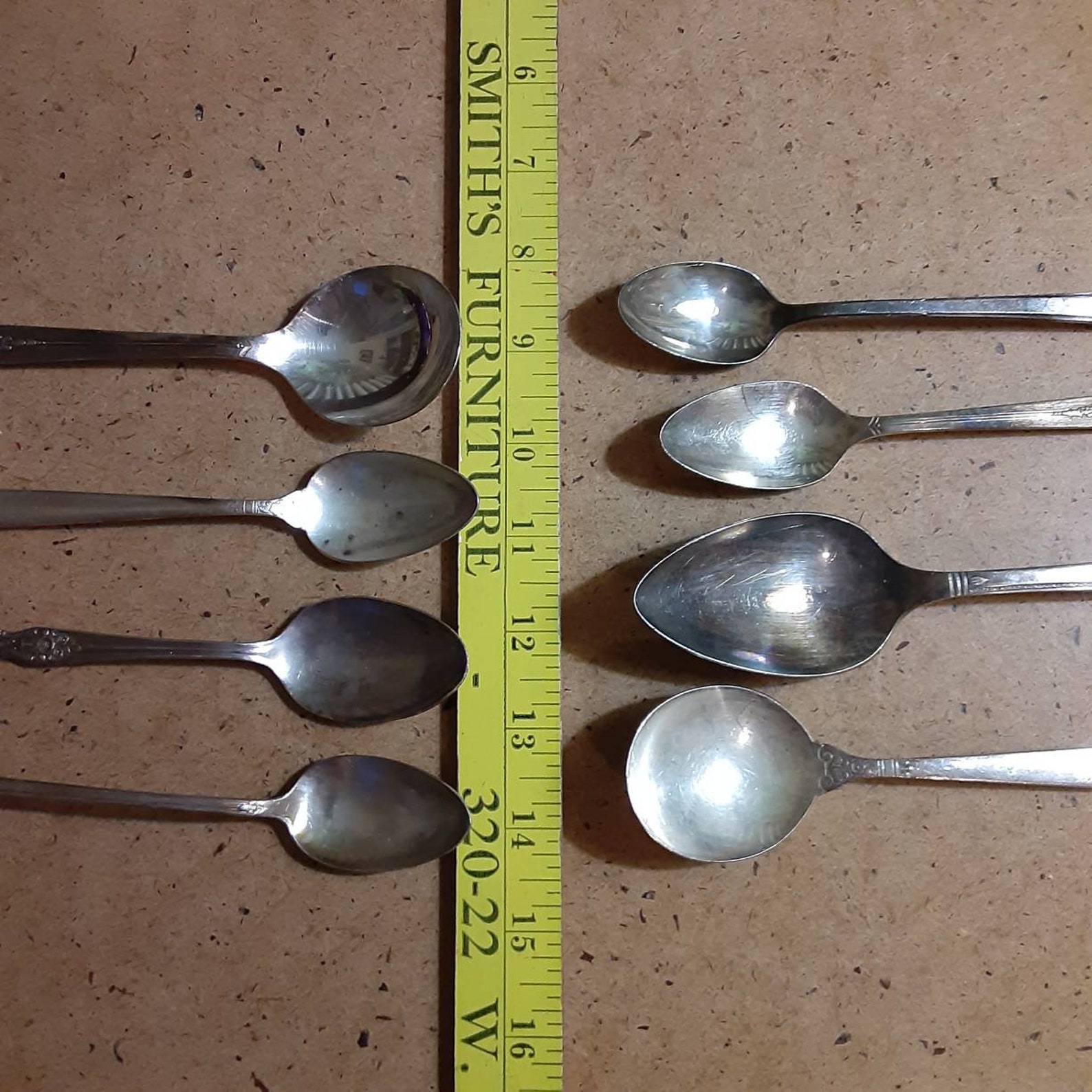 Vintage Silverplated Spoons 12 Metalware Silverware Flatware Etsy