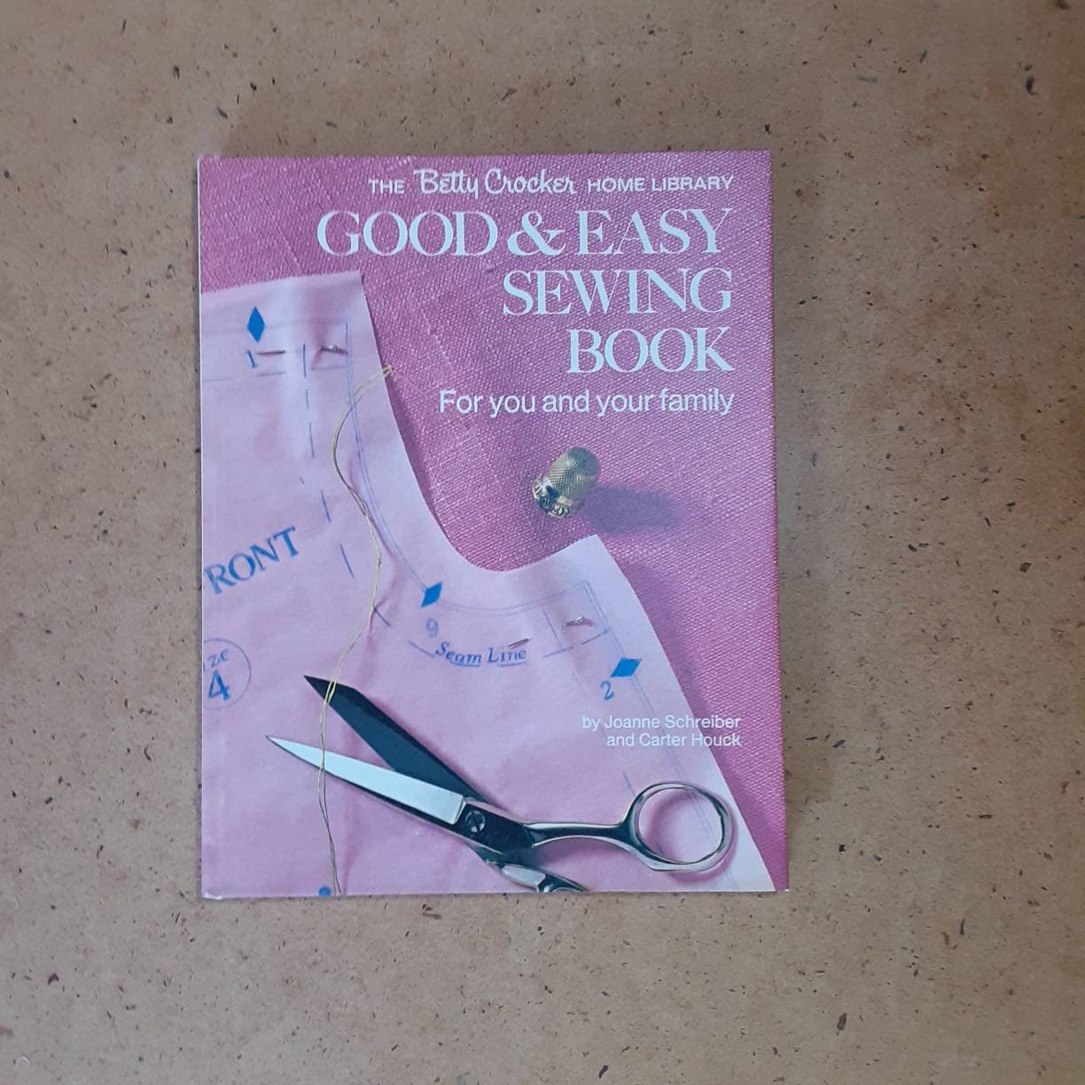 Vintage Good & Easy Sewing Book, 1972 Betty Crocker's Library Large  Hardcover First Edition Guide to Dressmaking Tailoring Clothing Design 