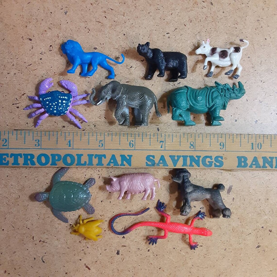 50 small plastic animals for crafting projects mini farm Etsy