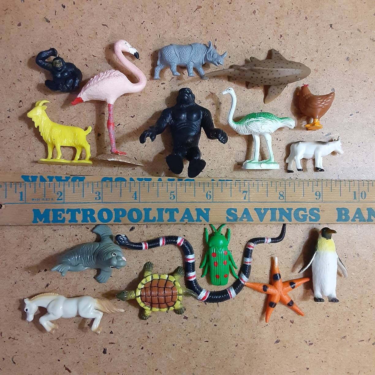 50 small plastic animals for crafting projects mini farm Etsy