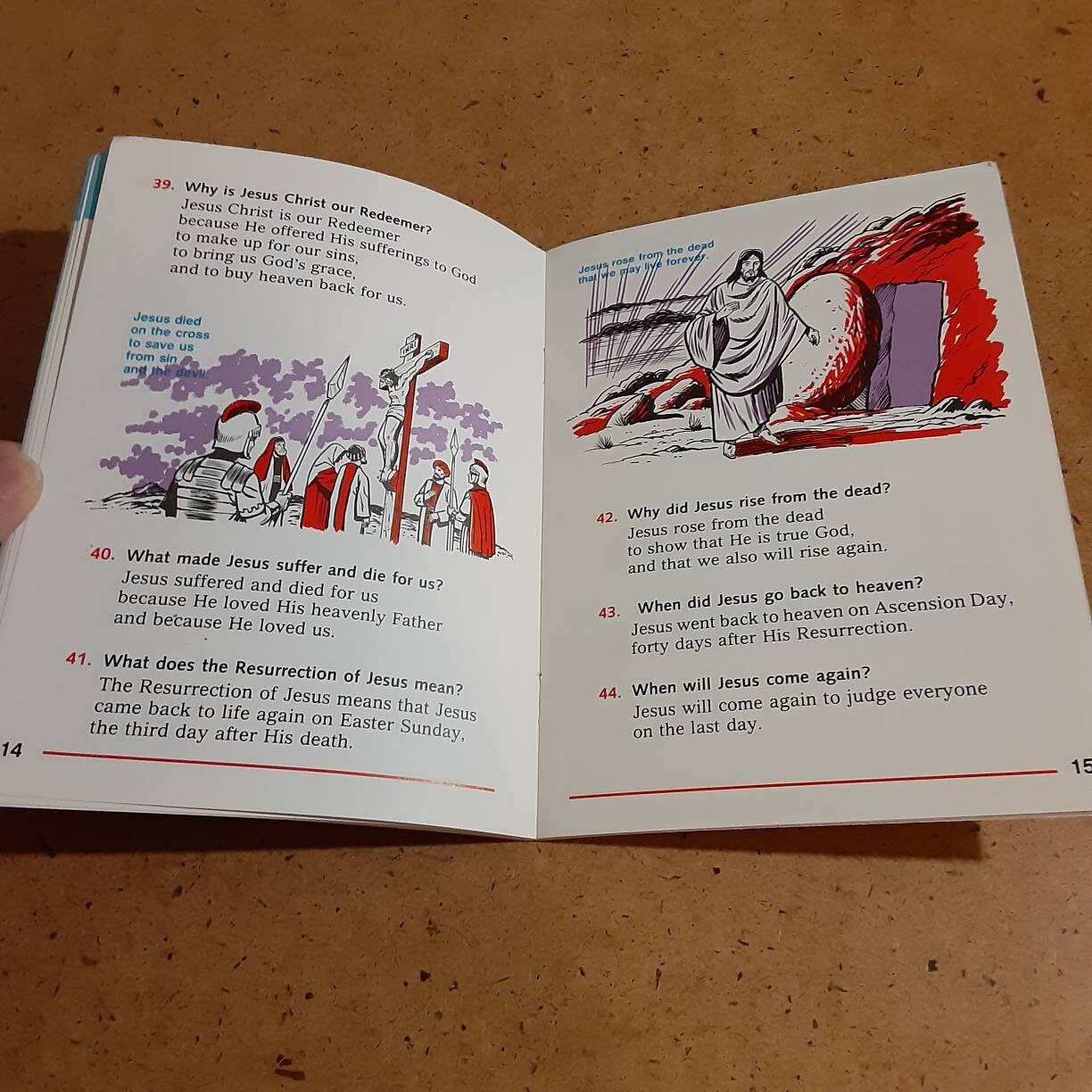 Vintage Catholic Children's Book My First Catechism 1983 Etsy