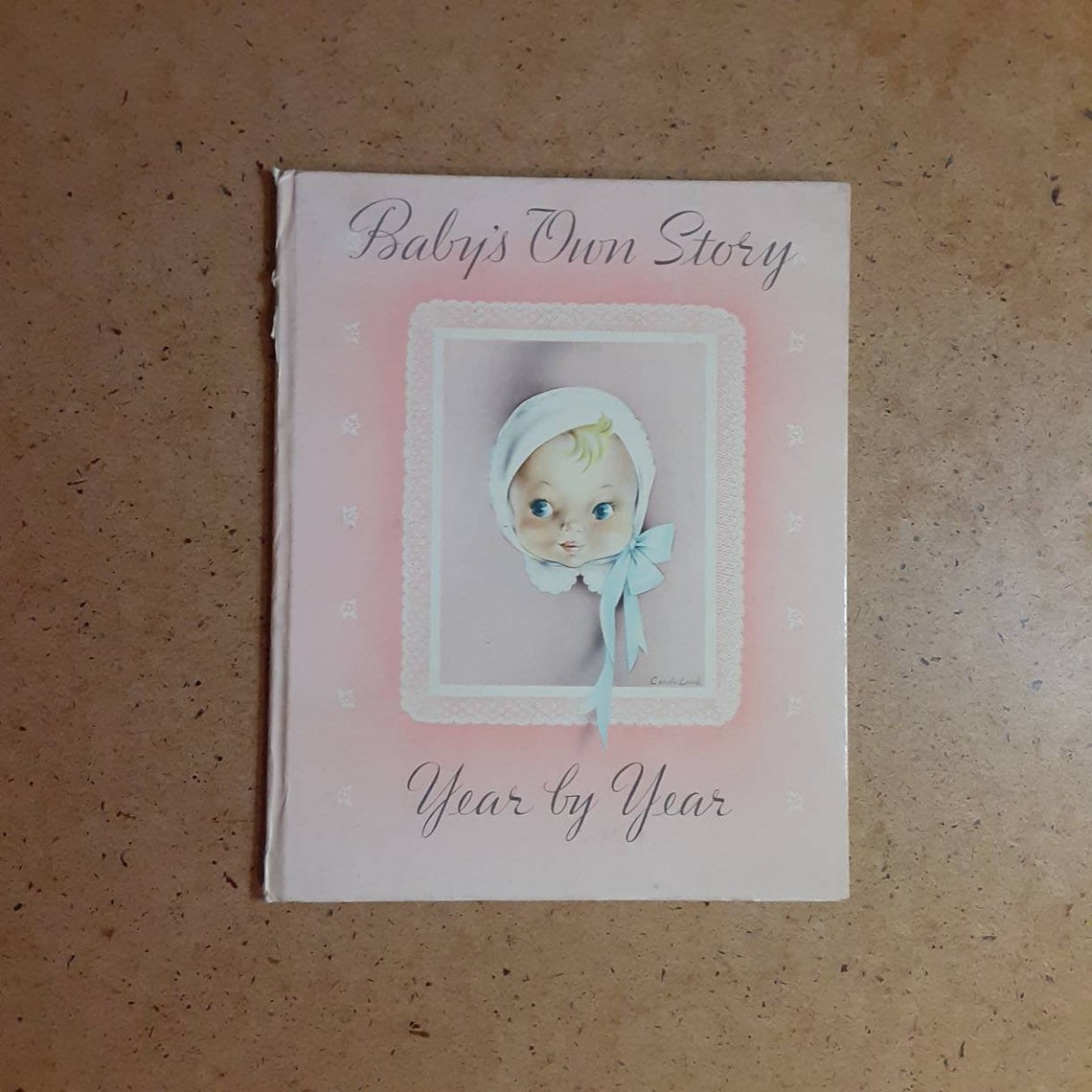 Vintage baby book for girl or boy 1960s unused hardcover baby Etsy