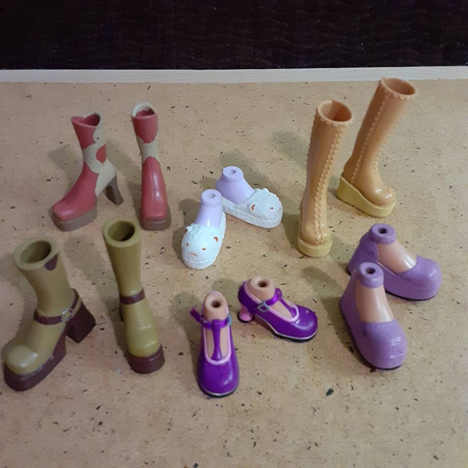 Bratz doll shoes 6 pairs of 10 inch female dolls shoes boots Etsy