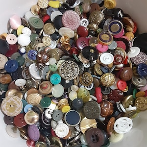 Bulk Vintage Buttons Etsy