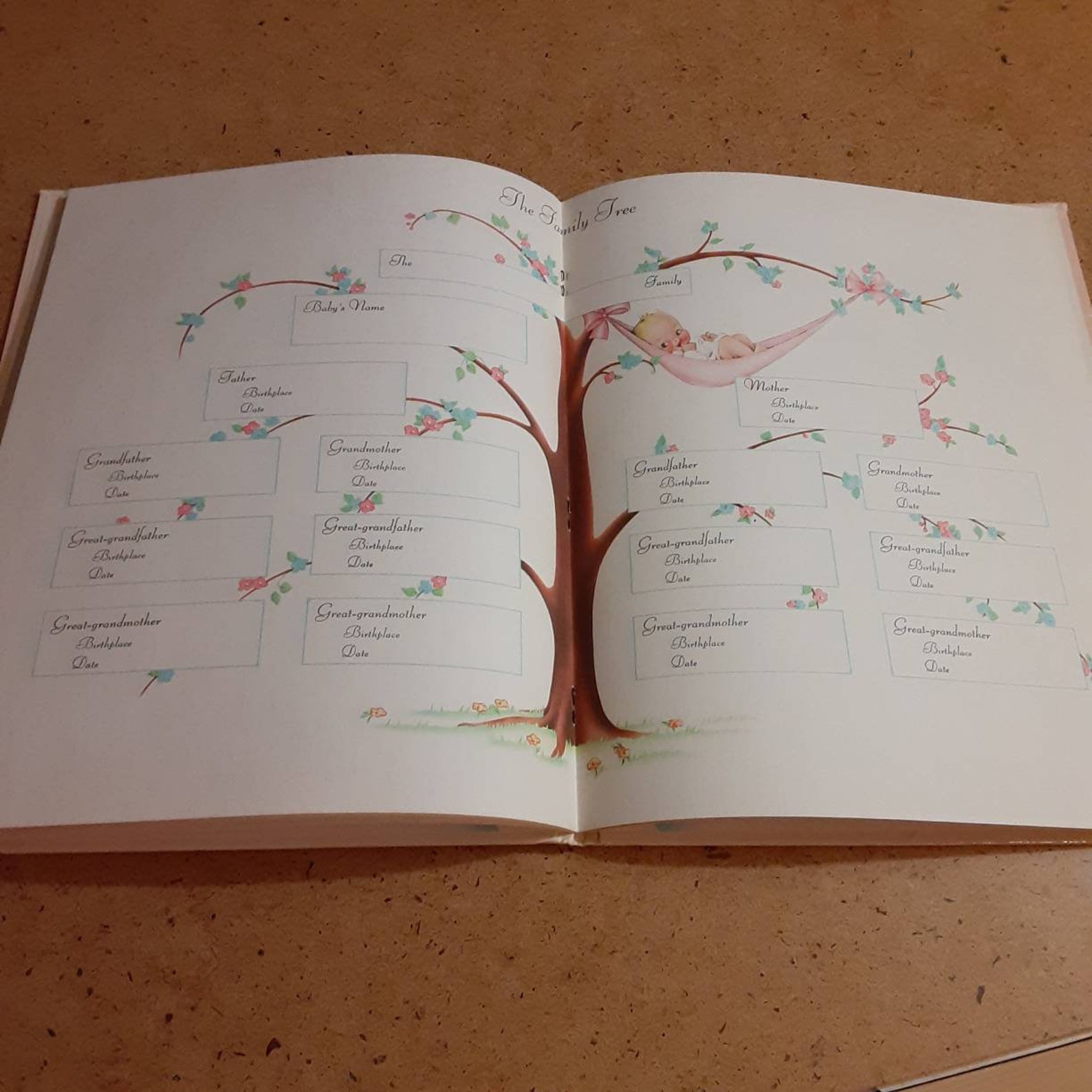 Vintage Baby Book for Girl or Boy Retro 1960s Unused Etsy