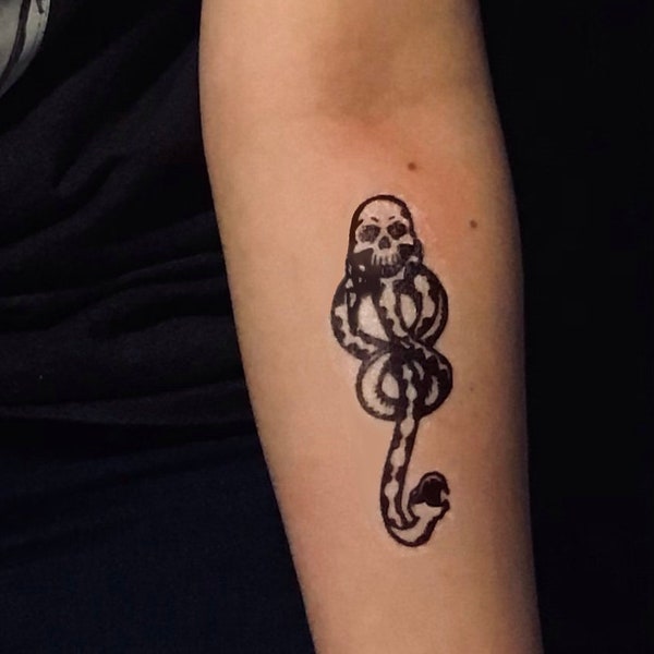 Dark Mark / Death Eater Temporary Tattoo