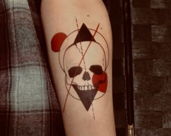 Bull Skull Tattoo Etsy Bull Skull Tattoo Etsy