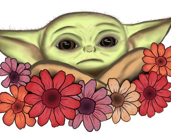 Yoda Tattoo Etsy