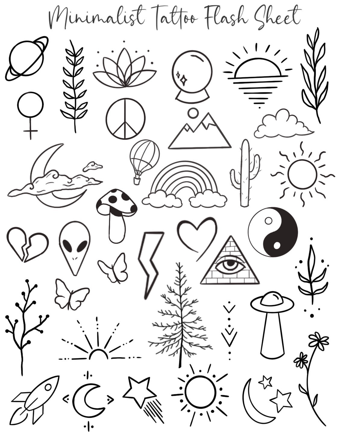 Share 94+ small tattoo sheet best - thtantai2