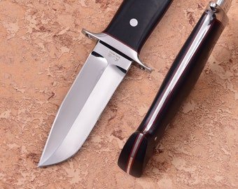 K Ali Loveless estilo cuchillo paracaídas / mejor desollador cuchillo personalizado regalo de caza cuchillo al aire libre mejor regalo de padrino año nuevo