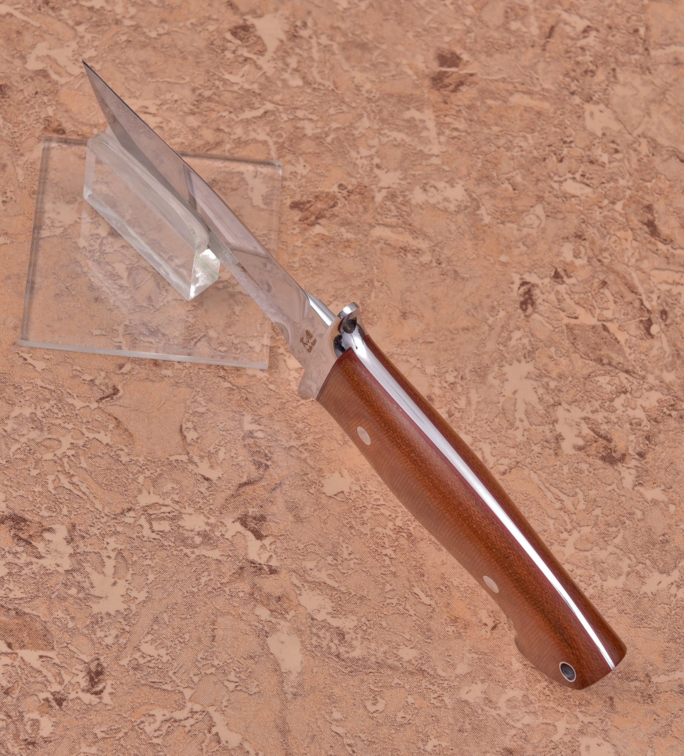 Loveless Style Chute Knife Full Tang High End Double Edge Etsy