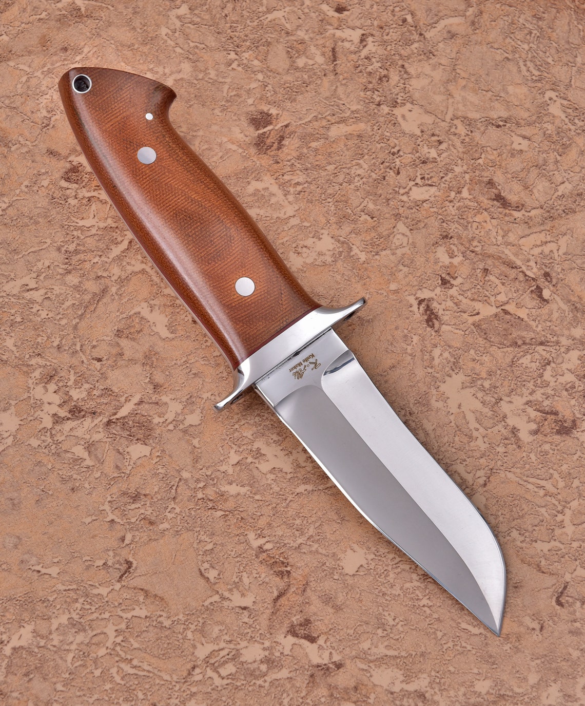 Loveless Style Chute Knife Full Tang High End Double Edge Etsy