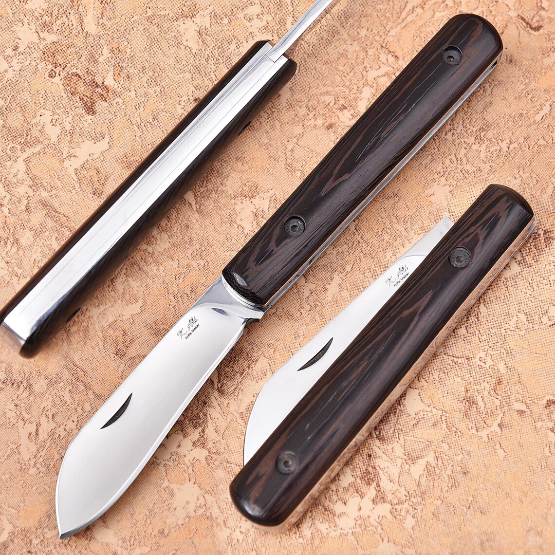 Gentleman Slip Joint Knife The Lombard By K Ali Knives Etsy