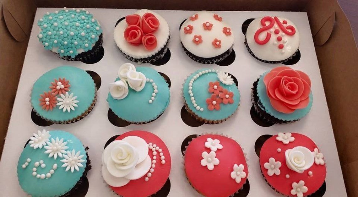 Flower Cupcake Toppers Etsy