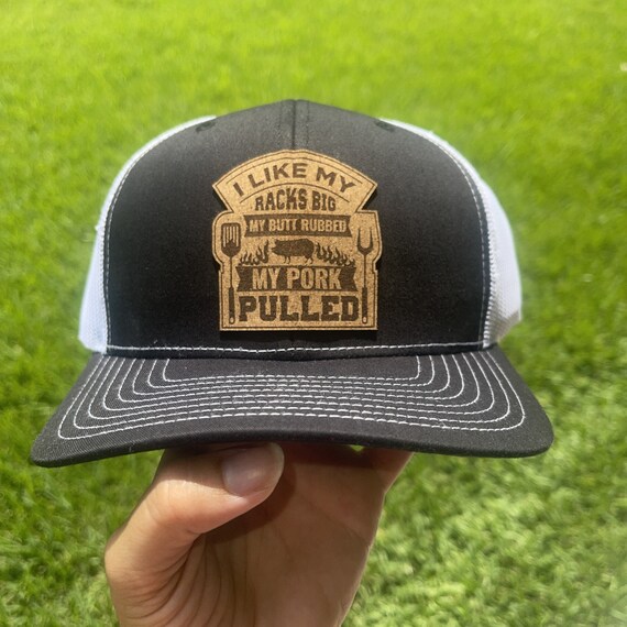 I Like My Racks Big Adult teen Funny Adult Snapback Hat BBQ Dad