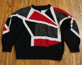Vintage LL Bean Commando Sweater Made in England Mens Size M