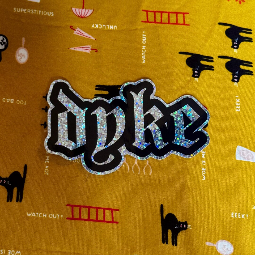 Dyke MUNA Glitter Sticker | Music Coachella Holographic Vinyl ...