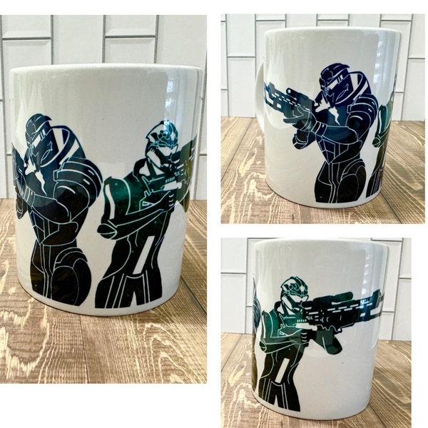 Thane and Garrus coffee mug