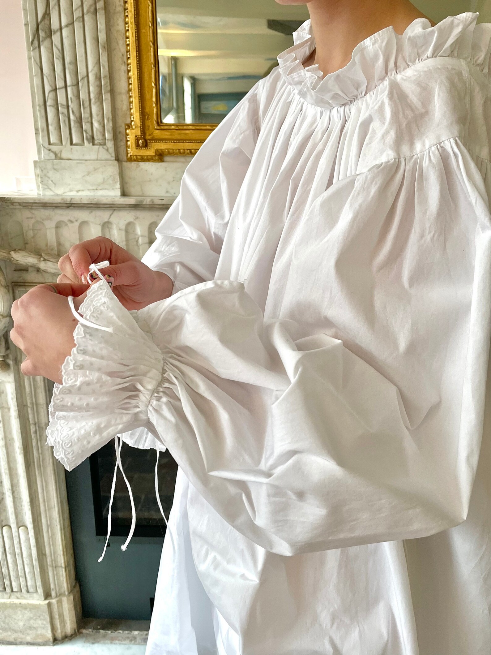 18th Chemise, Rococo/baroque Shift, White Chemise - Etsy