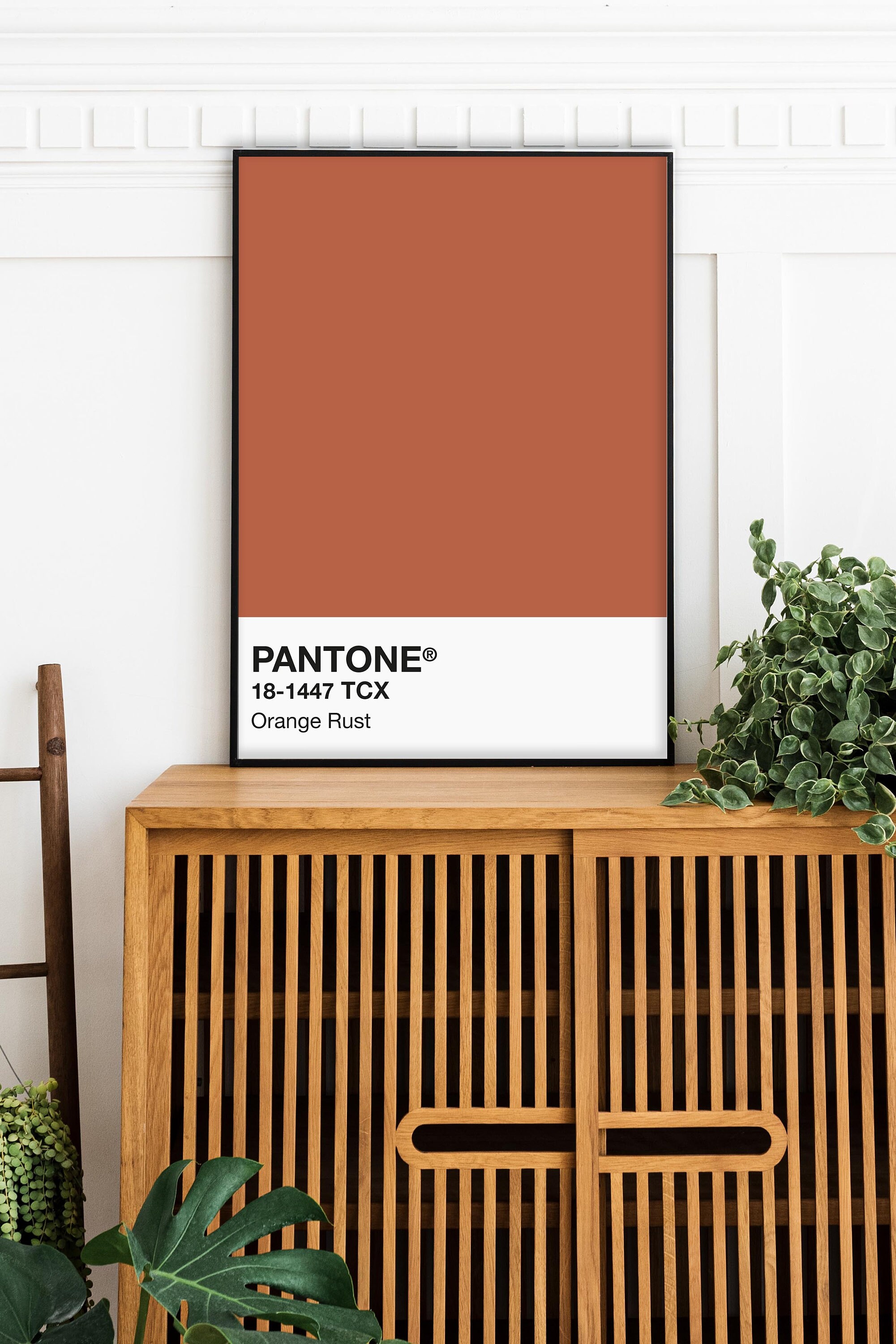 Orange Rust Pantone Print INSTANT DOWNLOAD Pantone Print | Etsy