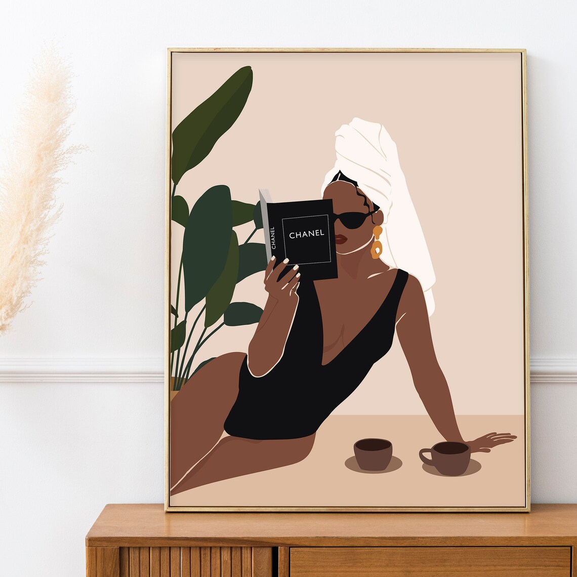 Black Girl Magic Art Minimal Wall Art Black Girl Wall Art Etsy UK