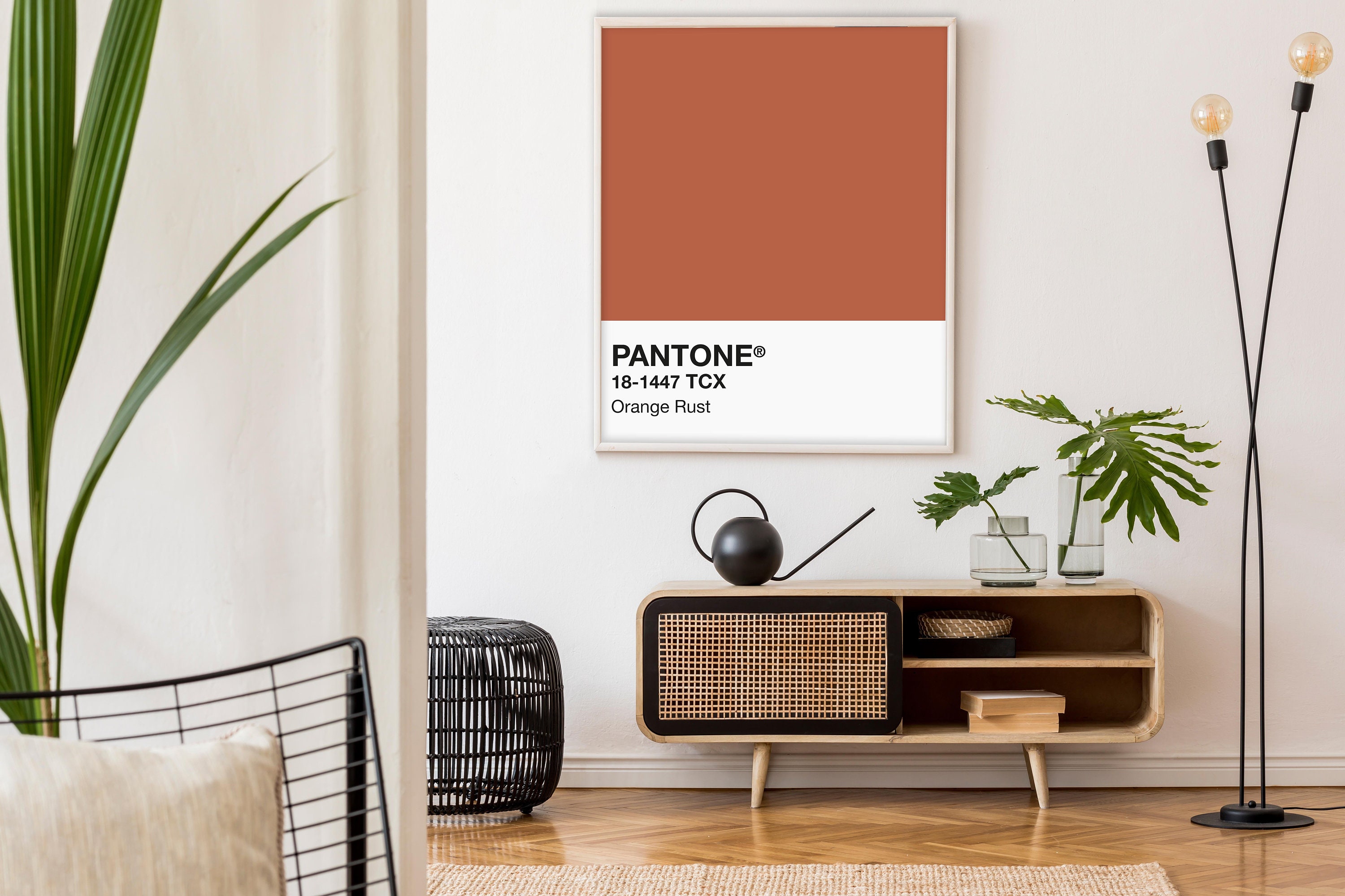 Orange Rust Pantone Print INSTANT DOWNLOAD Pantone Print | Etsy