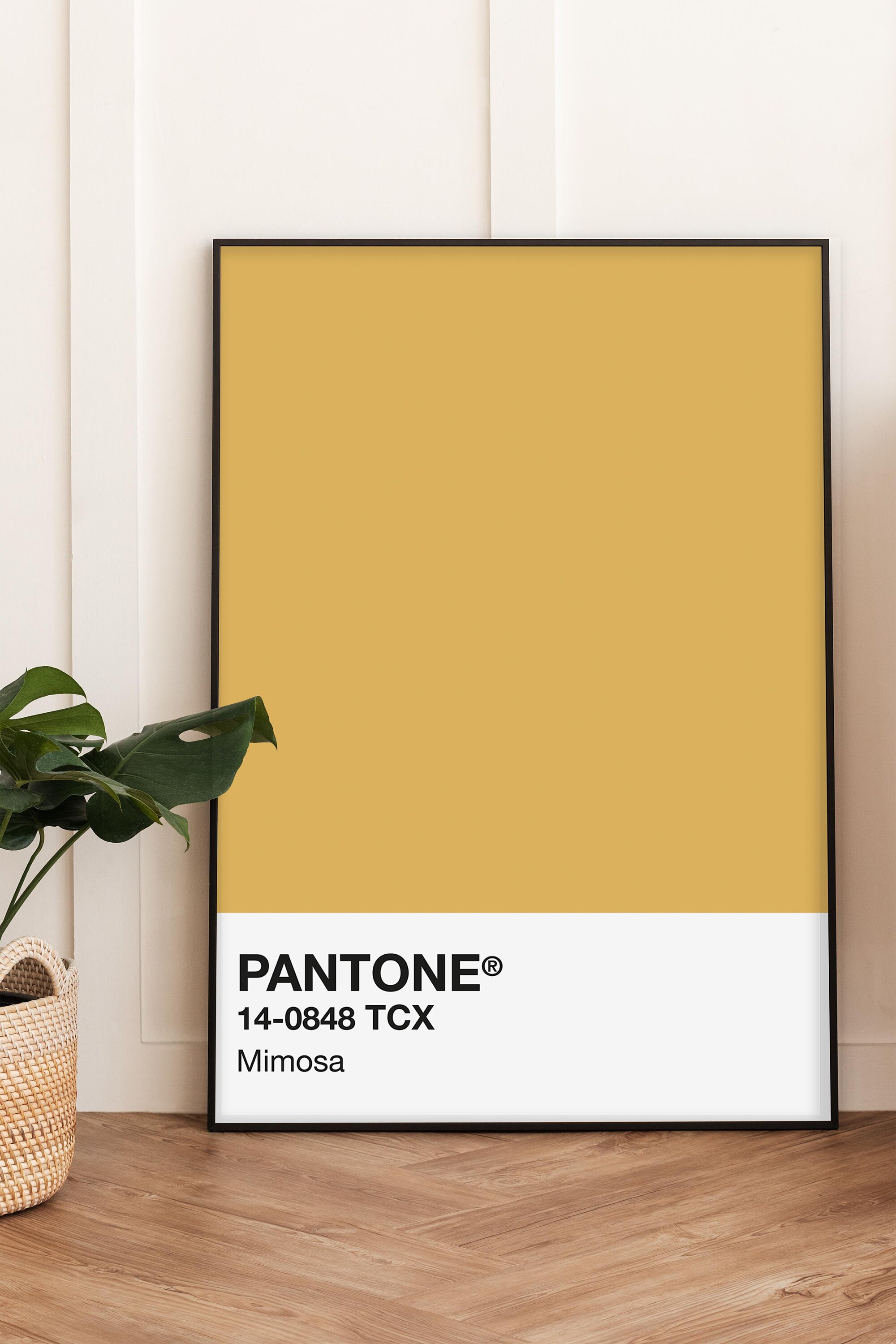Pantone Mimosa Print INSTANT DOWNLOAD Pantone Print Pantone Etsy