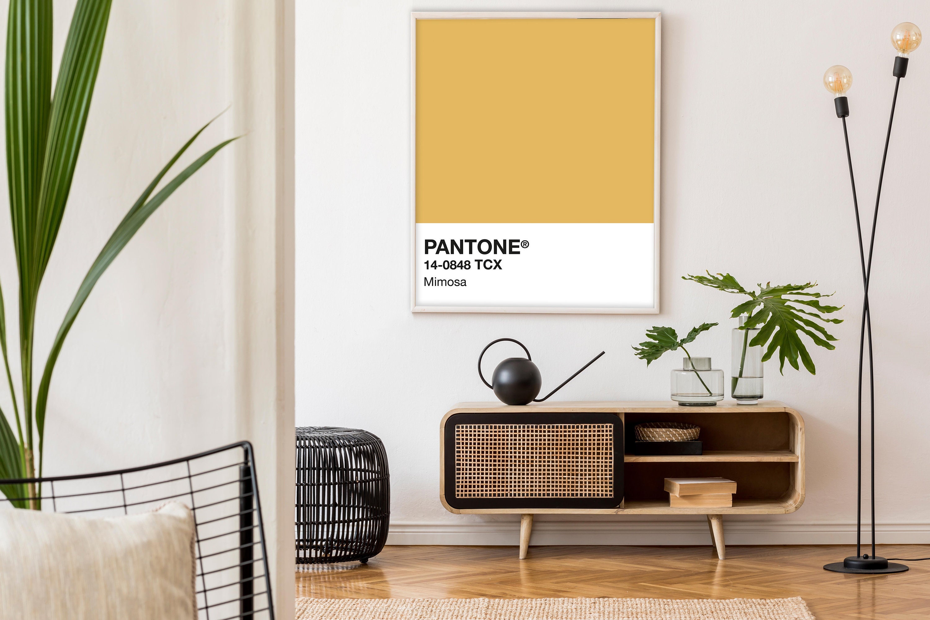 Pantone Mimosa Print INSTANT DOWNLOAD Pantone Print Pantone Etsy