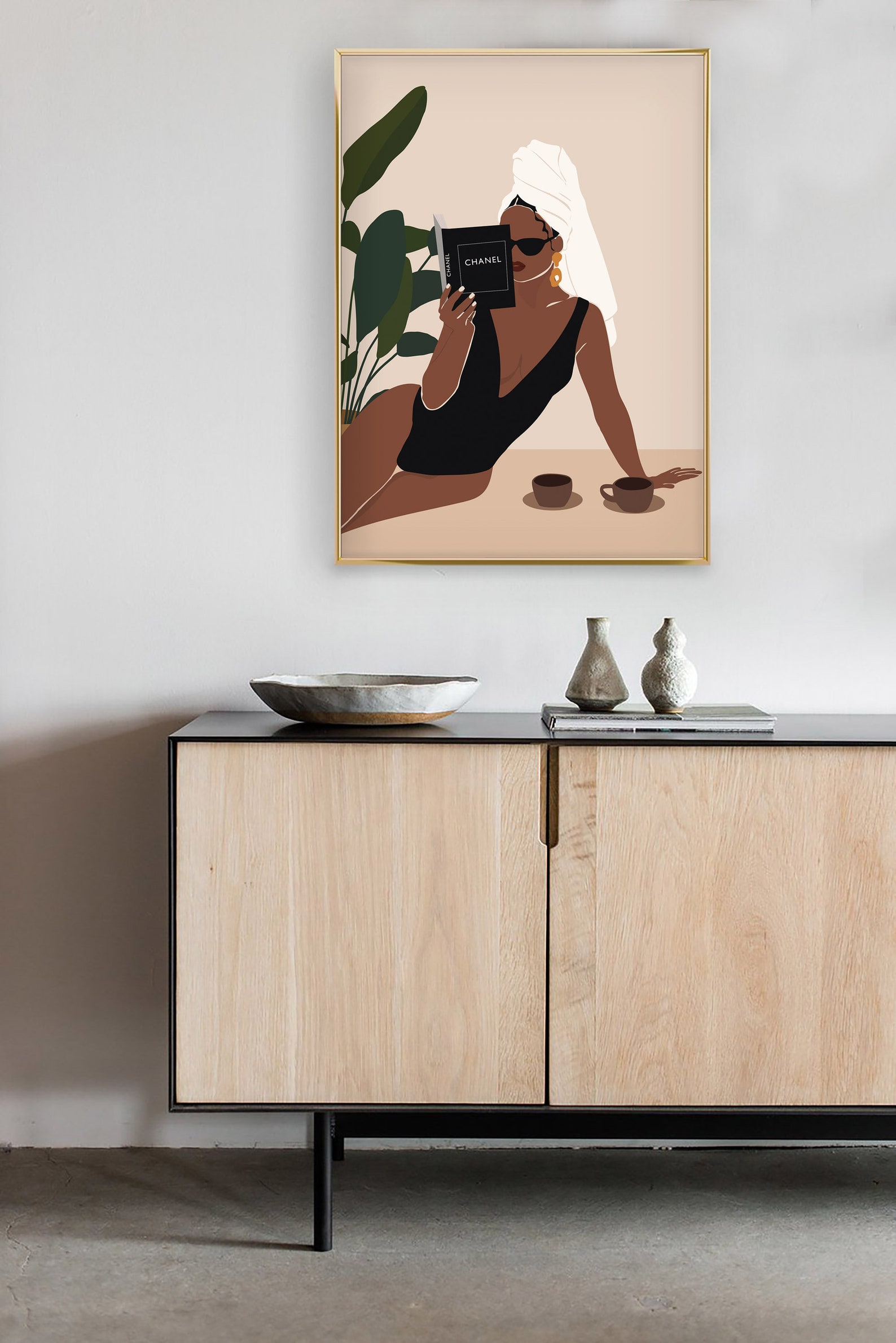 Black Girl Magic Art Minimal Wall Art Black Girl Wall Art Etsy UK