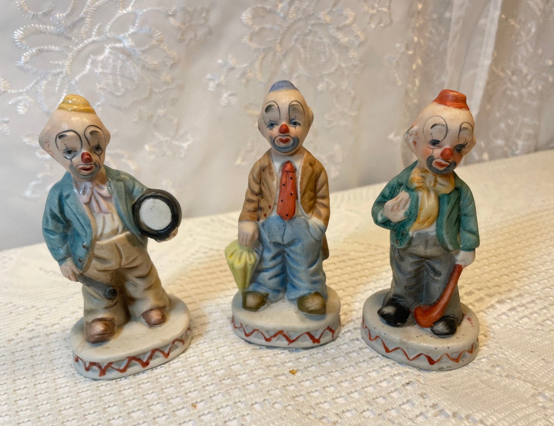 Vintage Ceramic Clowns, Vintage Clowns, Clowns, Antique Clowns, Vintage