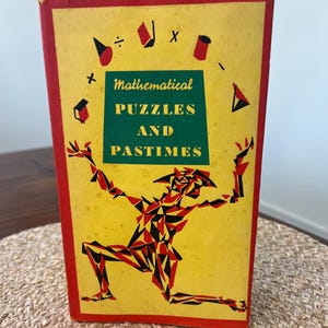 Vintage Puzzles And Pastimes Book, Puzzles And Pastimes, Vintage Puzzle Books, Vintage Puzzles, Puzzle Books, Vintage Game Books, Game Books
